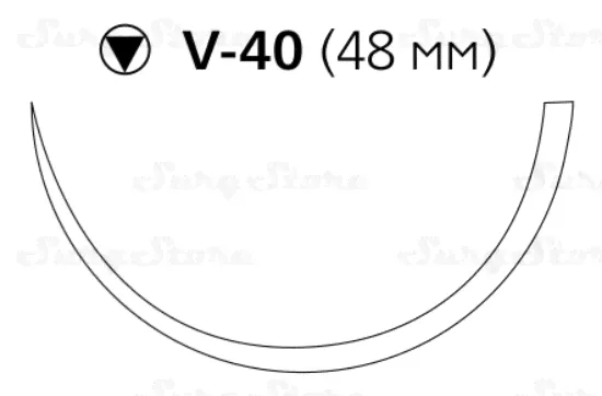W979 Этибонд Эксель зеленый М3.5 (0) 75см игла таперкат V-40-0