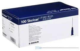 Игла инъекционная Стерикан 23G (0,60 х 80 мм), B. Braun Sterican