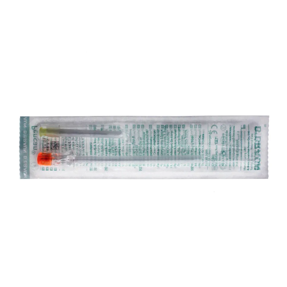 Игла спинальная Пенкан 25G (0,53*88мм), с проводниковой иглой, стерильная, оранжевая