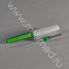 Игла двусторонняя 21G, 0,8х38 мм, зеленая, "IMPROVACUTER"***
