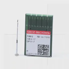 10ШТ Германия Groz-Beckert DPX17 DP*17 Щепочные Иглы 135*17 Игла для Синхронной Двухигольной Компьютерной Швейной Машины с Рисунком