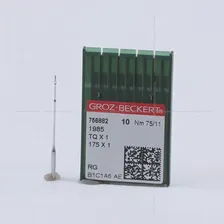 10ШТ Германия Иглы Groz-Beckert Sliver TQX1 TQ*1 1985 175*1 Игла RG для сшивания пуговиц степлером Швейной машины с плоской пряжкой