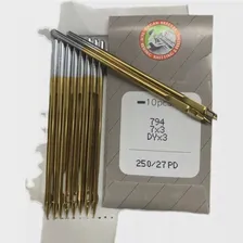🛍 Титановая Золотая игла DYx3 794H, Япония, игла для промышленной швейной машины, 25027 pd, закаленная термостойкая игла